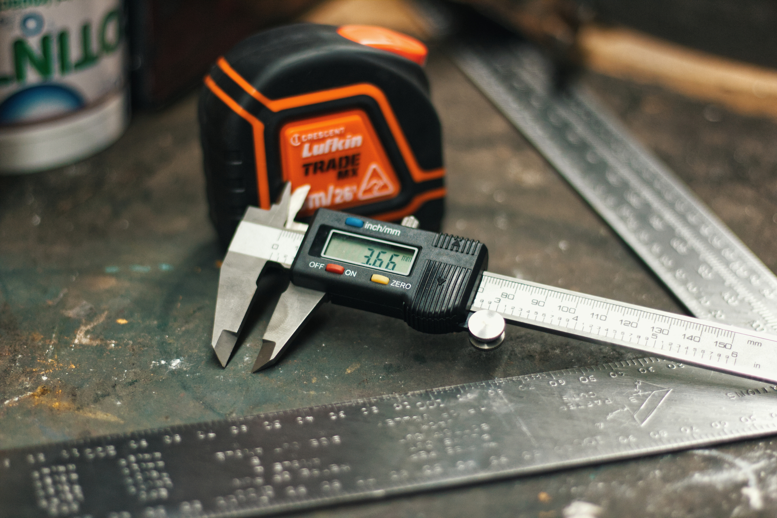 Vernier Caliper, Tape Measure